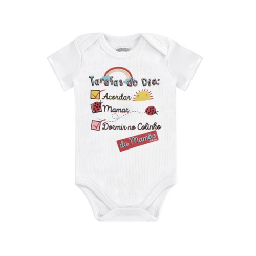 Body Estampado Tarefas do Dia